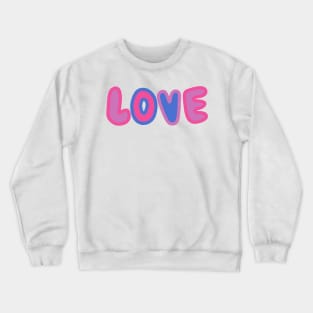 bisexual love Crewneck Sweatshirt